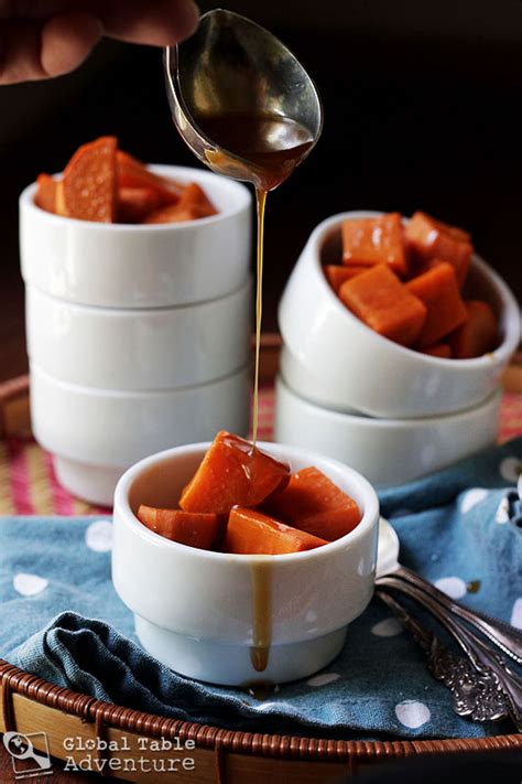 Potatoes taro tonga stars ( votes). Sweet Potatoes in Coconut Caramel Sauce | Global Table ...