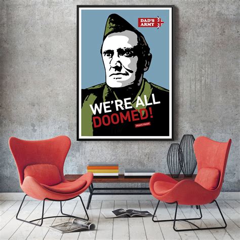 Dads Army Private Frazer Were All Doomed Corporal Etsy Uk
