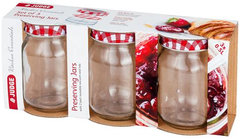 Judge Kitchen Preserving Jars 500ml Set Of 3 At Barnitts Online Store Uk Barnitts