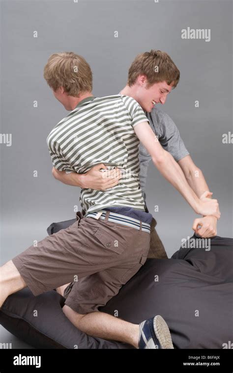 Teen Boys Wrestling Hi Res Stock Photography And Images Alamy