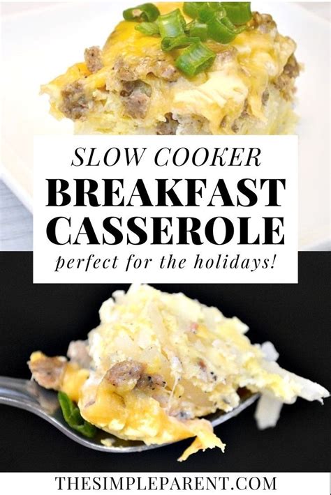 Casseroles, stratas, frittatas, oh my! Make breakfast easy with this slow cooker egg casserole ...