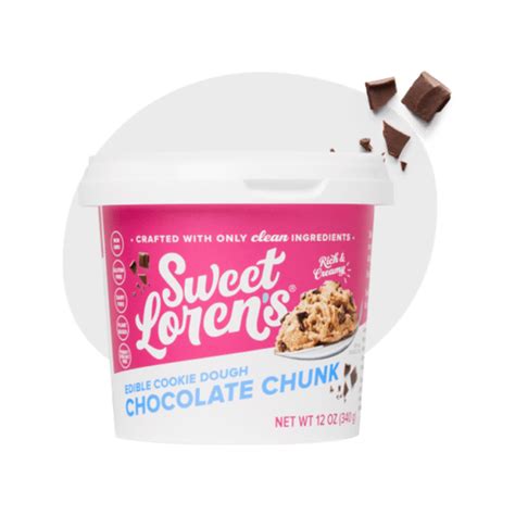 Gluten Free Chocolate Chunk Cookie Dough Sweet Lorens