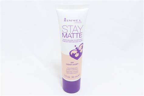 This price of the rimmel stay matte is ridiculous. Rimmel Stay Matte Liquid Mousse Foundation in Light Ivory ...