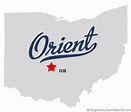 Map of Orient, OH, Ohio
