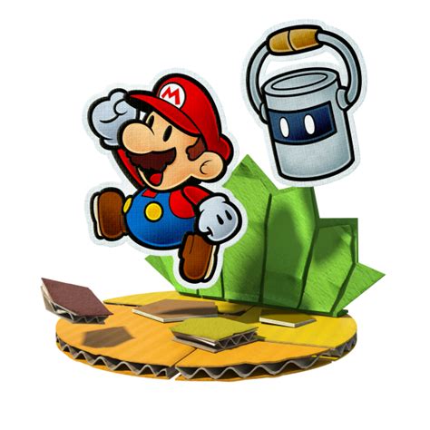 Paper Mario Color Splash Render
