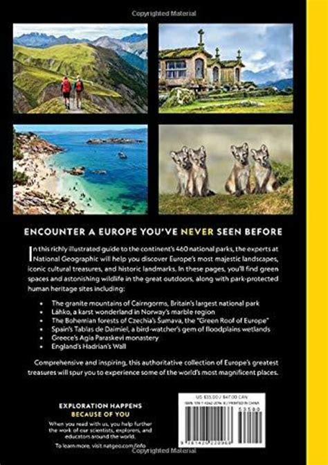 National Geographic Reisgids Complete National Parks Of Europe