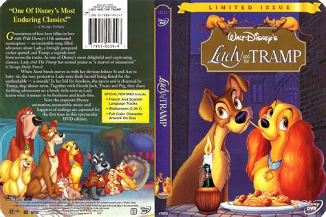 Lady And The Tramp Limited Issue 1955 R1 Dvd Cover And Label Dvdcovercom