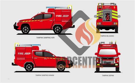 Spesifikasi Fire Jeep Kap 500 Liter Jb Proteks