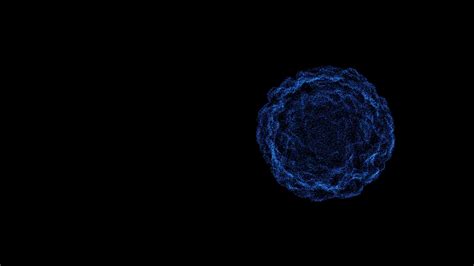 Dark Background With Animated Sphere Stock Motion Graphics Sbv