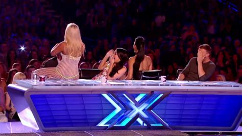 british x factor under investigation over risque britney spears impersonator s near nude audition