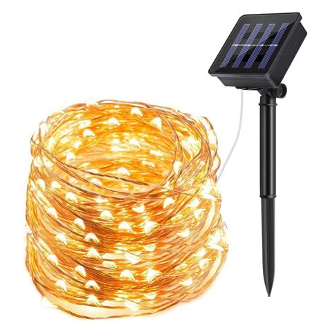 Waterproof Outdoor Solar Led Strip Mini String Lights 10m Wefullfill