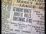 Holocaust Nuremberg Laws - YouTube