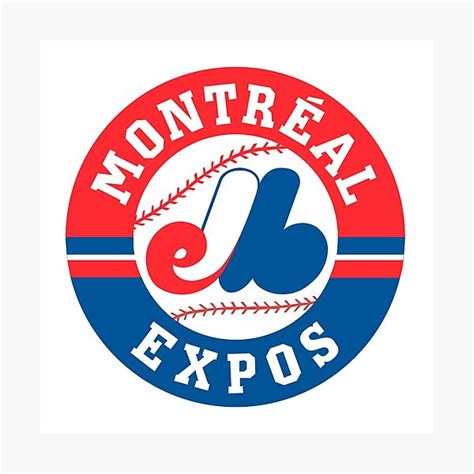 Defunct Montreal Expos Baseball Team Emblem Photographic Print For Sale By Qrea Redbubble