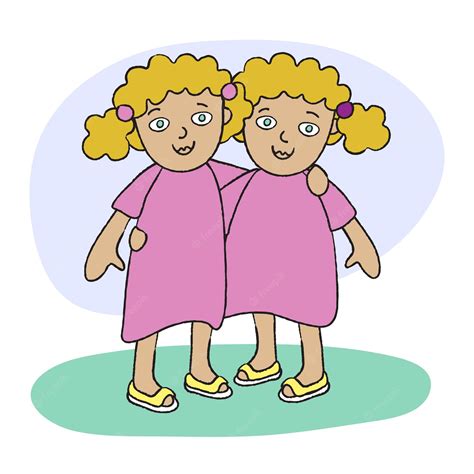 530 Twin Sisters Illustrations Royalty Free Vector Graphics Clip Art Library