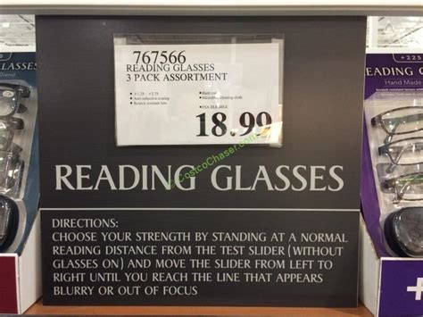 Costco 767566 Reading Glasses 3pk Costcochaser