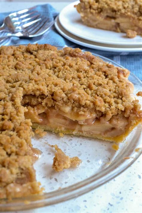 Dutch Apple Pie With Butter Crumb Topping Small Town Woman