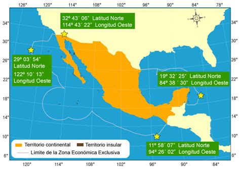 Coordenadas De Mexico Latitud Y Longitud Slipingamapa