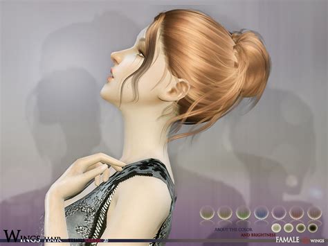 The Sims Resource Wings Hair Sims4 Tts1023 F
