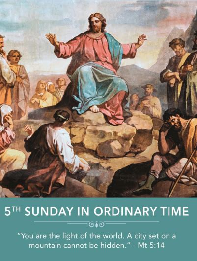 5th Sunday In Ordinary Time Immaculate Conception Catholic Parish