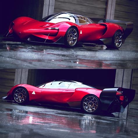 Imagined Alfa Romeo P7 Lancia Ev And Ferrari Ai Concepts Show Fine European Design Cues