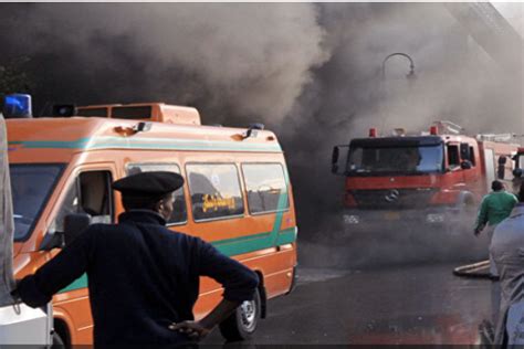 حريق ضخم في العبور في المنطقة الثانية. مصر: مصرع 7 على الأقل في حريق بمستشفى يعالج مرضى كورونا
