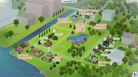 Newcrest Map Reimagined Override The Sims 4 Catalog S