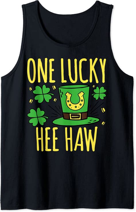 One Lucky Hee Haw St Patricks Day Lucky Hee Haw Tank Top