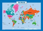 Buy World for Kids - Laminated - Wall Chart of The World Online at ...