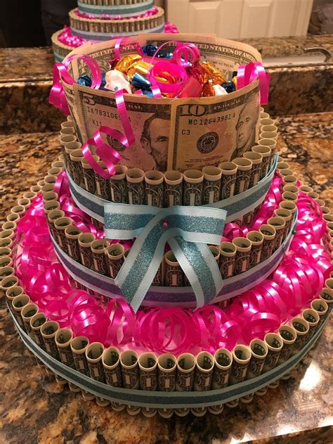 Funny 18th birthday card for him, boyfriend, son, brother or friend. Money cake out of dollar bills for daughter's 18th ...