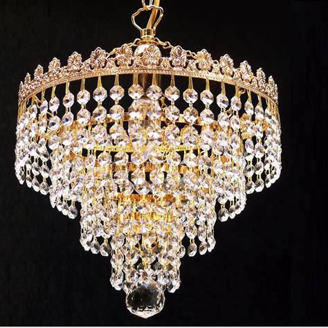 Fantastic Lighting 4 Tier Chandelier 166101 With Crystal Trimmings