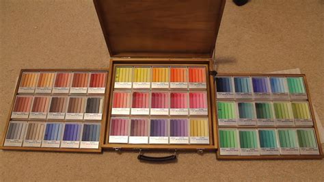 Holbein Oil Pastels 225 Full Set Unboxing Review Youtube