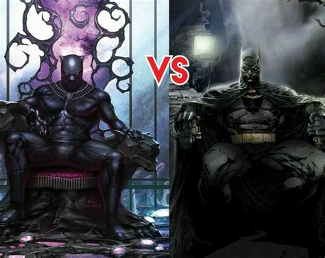 Black Panther Vs Batman Black Panther Batman Marvel Vs
