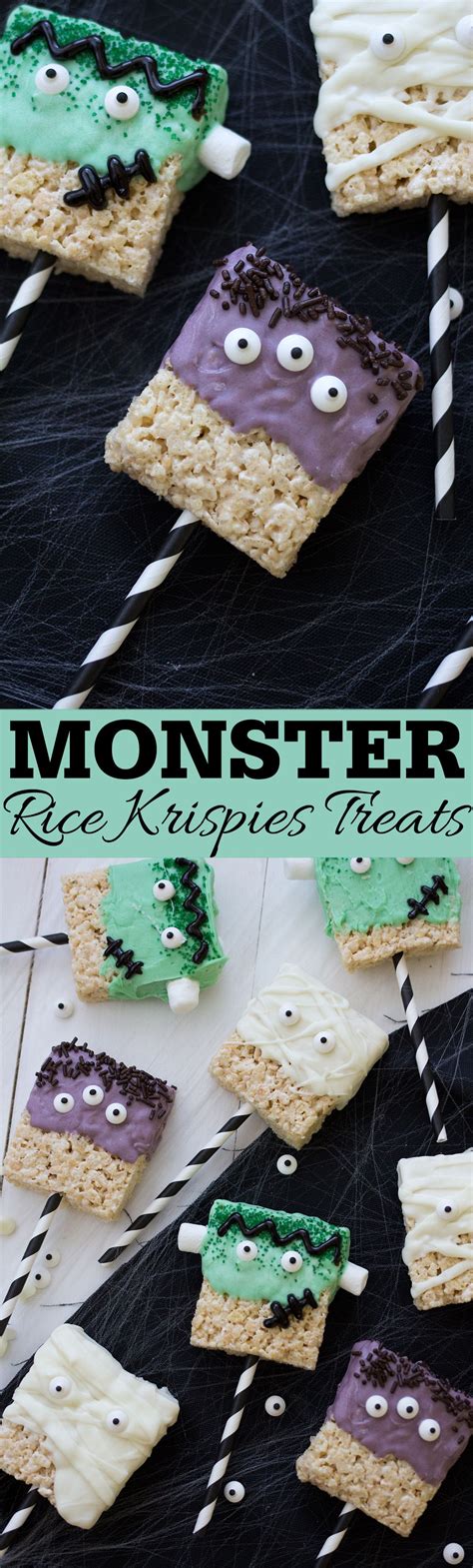 Turn Rice Krispies Treats Into Adorable Monsters For Halloween With