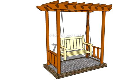 I strongly encourage you to send photos with your projects built using my plans. Pergola Plans With Swing Plans DIY Free Download small ...