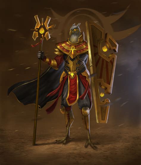 Artstation Egyptian God Character Design