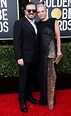 Ricky Gervais and Jane Fallon from Golden Globes 2020: Red Carpet ...