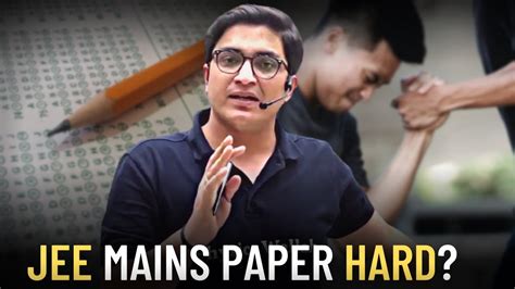 Hard Paper Of JEE Mains Ft Sachin Sir Physics Wallah YouTube