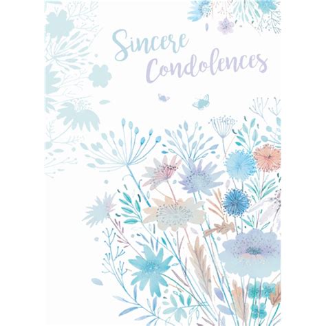 Sympathy Card Flowers