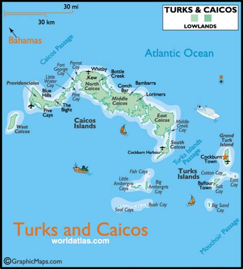 Turks And Caicos Islands Map And Turks And Caicos Islands Satellite Images