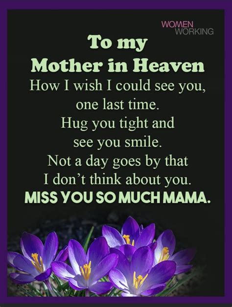 Miss My Mom Quotes Mom In Heaven Quotes Mothers Day In Heaven Mom I
