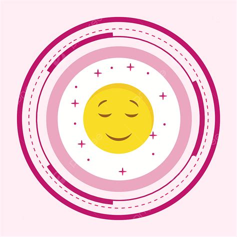Calm Emoji Icon In Trendy Style Isolated Background Emoji Icons Style