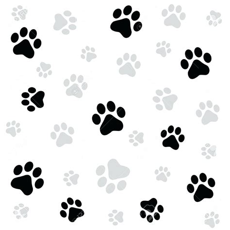 Paw Print Outline Free Download On Clipartmag