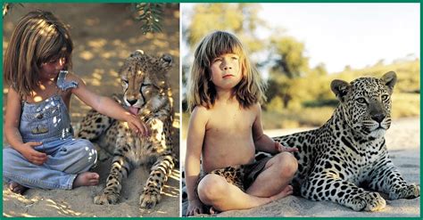 meet the real life mowgli girl raised in african wilderness with elephant sibling and leopard