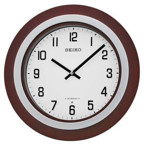 Seiko Qxm547blh Easton Musical Wall Clock The Clock Depot