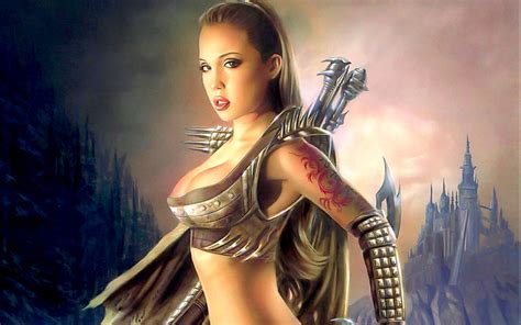 Warrior Woman Fantasy Women Warrior Girl