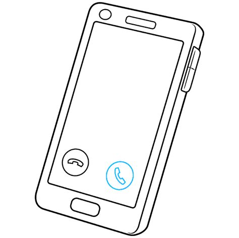 How To Draw A Phone Really Easy Drawing Tutorial