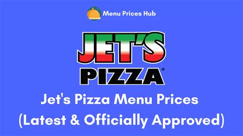 Jets Pizza Menu Prices Updated July 2023
