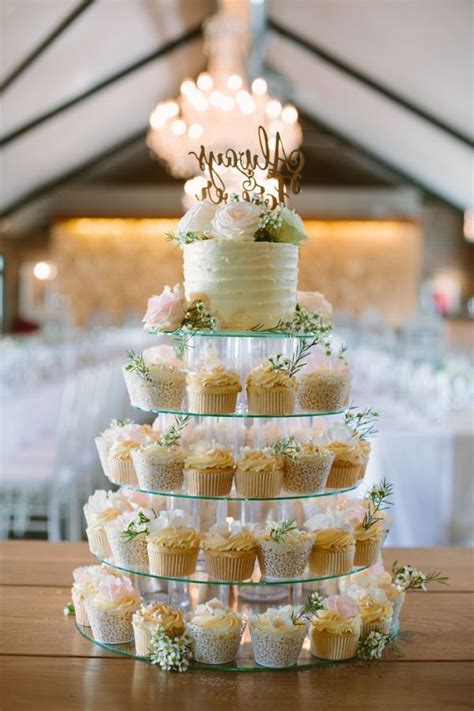 Wedding Cake And Cupcake Display Jenniemarieweddings