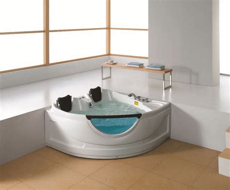 2 Person Corner Jetted Bathtub Spa Massage Therapy Hot Bath Tub Sym1 Sdi Factory Direct