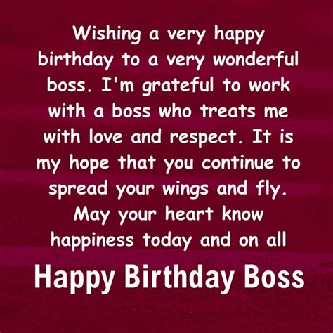 Happy Birthday Wishes For Boss Messages Quotes Cards Images The Birthday Wishes